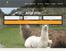 Tablet Screenshot of hostalmachupicchu.com